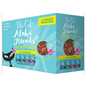 Tiki Cat Aloha Friends Cat Food Cans 3oz 12 pk, Variety Pack - Mutts & Co.
