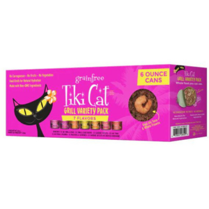 Tiki Cat Grilled Cat Food Cans 6 oz 8 count, Variety Pack - Mutts & Co.