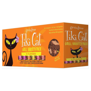 Tiki Cat King Kamehameha Luau Cat Food Cans 2.8 oz 12 count, Variety Pack - Mutts & Co.