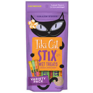 Tiki Cat Stix Cat Treats, 3 oz, Variety Pack - Mutts & Co.