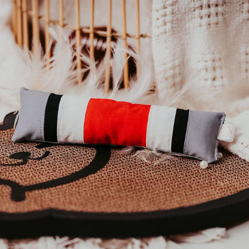 Top Rocks Helmet Stripe Catnip Cat Toy