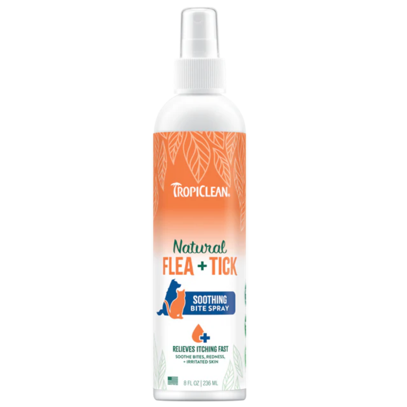 TropiClean Dog & Cat Natural Flea & Tick Bite Relief Spray 8oz