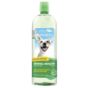 TropiClean Fresh Breath Water Additive For Dogs 33.8oz