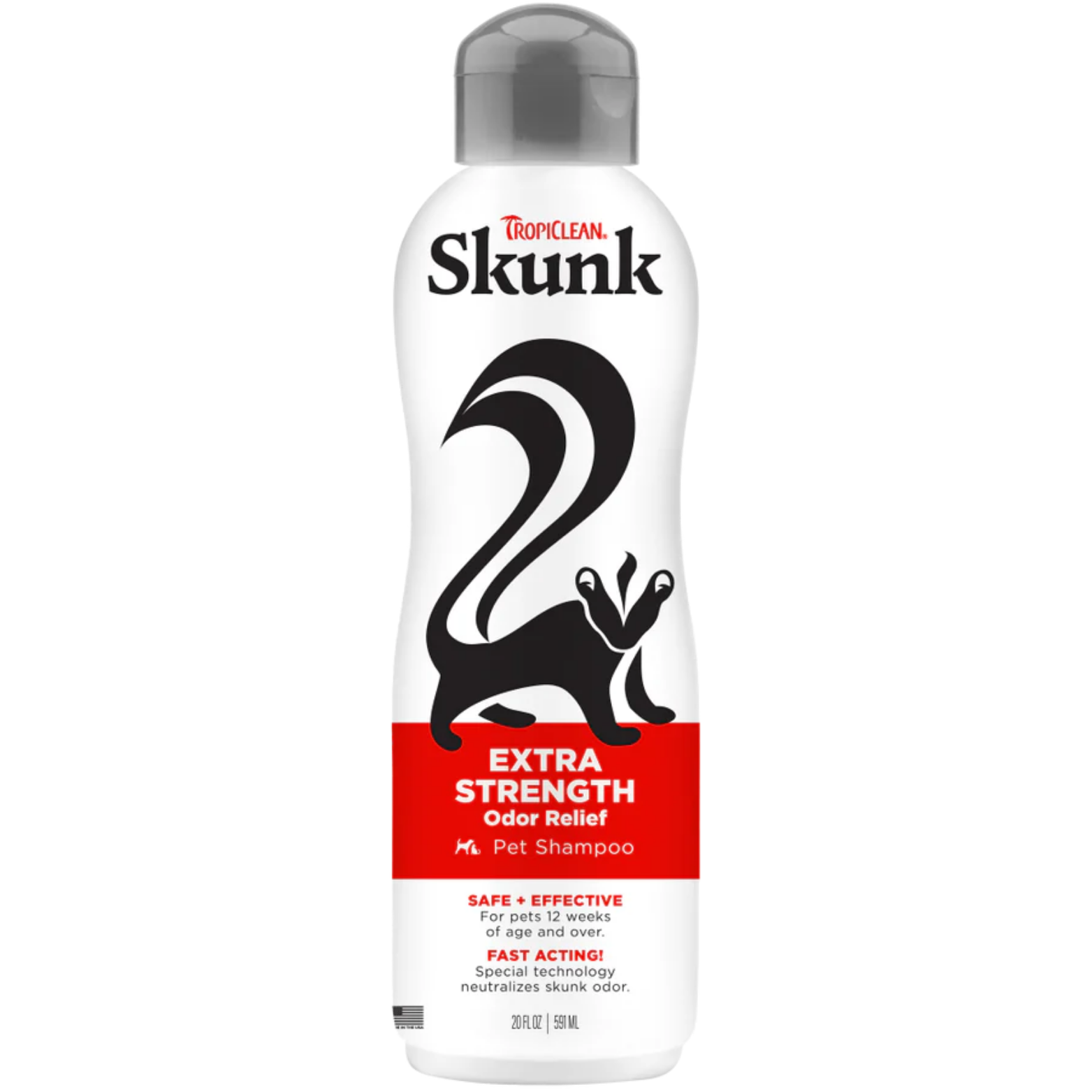 TropiClean Skunk Odor Control Shampoo for Dogs & Cats 20 oz