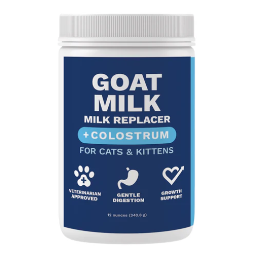 Under The Weather Goat Milk Replacer with Colostrum Powder for Kittens 12oz