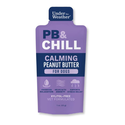 Under The Weather PB & CHILL™ Calming Peanut Butter For Dogs 1oz Packet