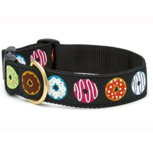 Up Country Donuts Printed 1.5" Extra Wide Dog Collar - Mutts & Co.