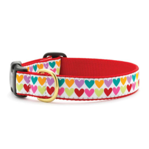 Up Country Pop Hearts Dog Collar - Mutts & Co.