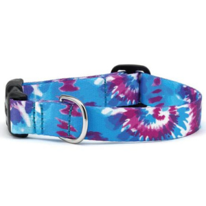 Up Country Tie Dye Printed Dog Collar