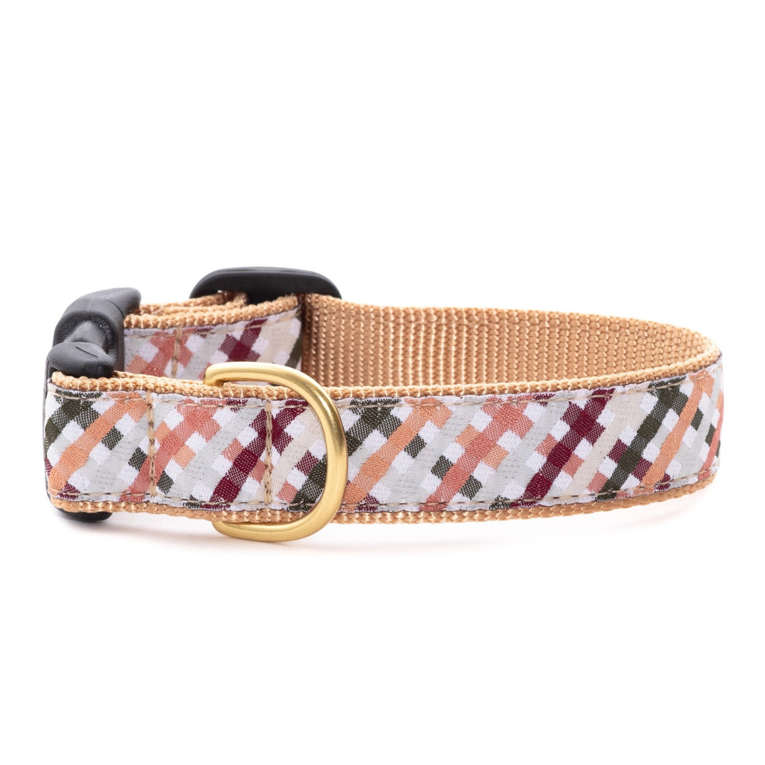 Up Country Wickford Gingham Dog Collar