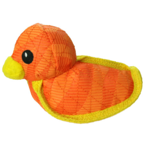 VIP Duraforce Duck Tiger Orange & Yellow Dog Toy - Mutts & Co.