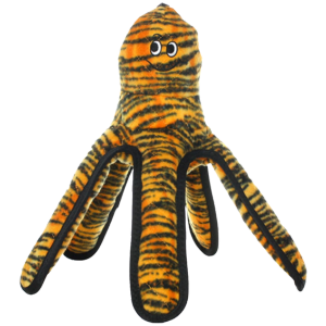 VIP Tuffy's Mega Octopus Tiger Print Dog Toy - Mutts & Co.