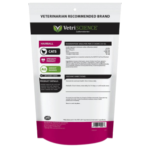 VetriScience Hairball Support Supplement for Cats 60 ct - Mutts & Co.