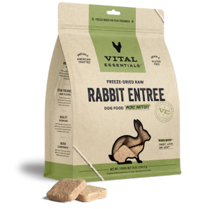 Vital Essentials Mini Patties Rabbit Entree Freeze-Dried Dog Food - Mutts & Co.