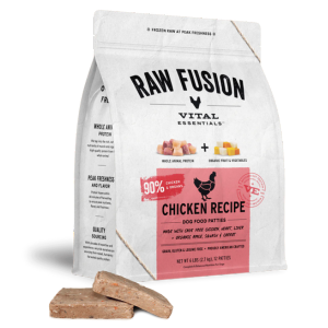 Vital Essentials Raw Frozen Fusion Chicken Dinner Patties 6 lbs - Mutts & Co.