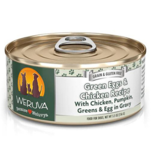 Weruva Green Eggs & Chicken in Pea Soup Canned Dog Food - Mutts & Co.