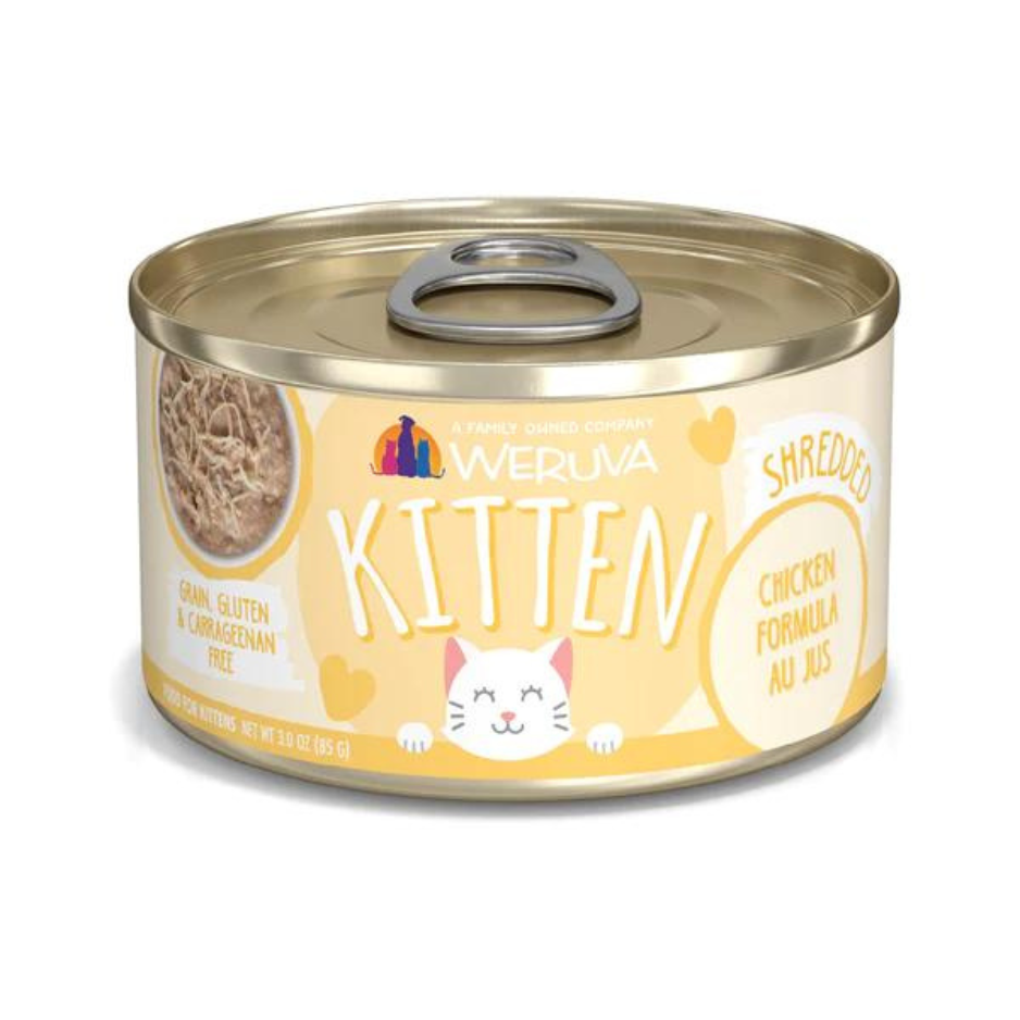 Weruva Kitten Chicken Au Jus Recipe Canned Cat Food - Mutts & Co.