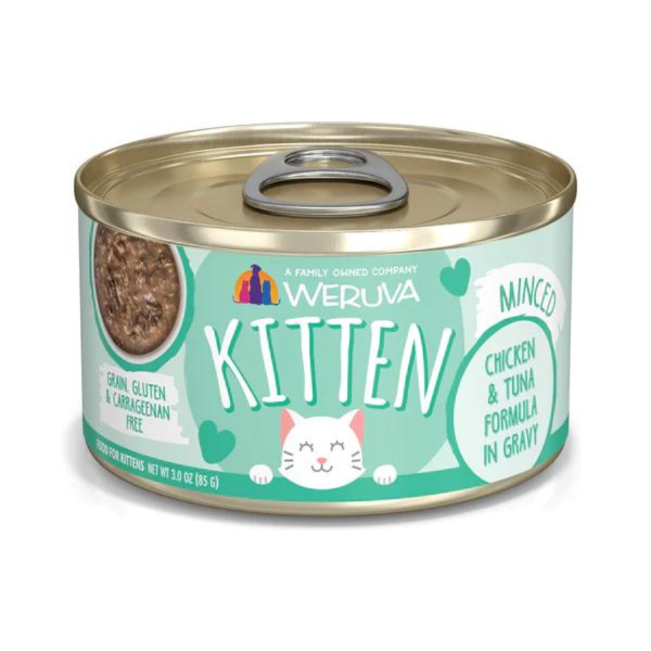Weruva Kitten Chicken & Tuna in Gravy Recipe Canned Cat Food - Mutts & Co.