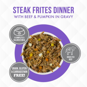Weruva Truluxe Steak Frites with Beef and Pumpkin in Gravy Canned Cat Food - Mutts & Co.