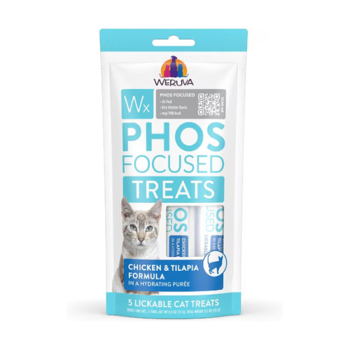 Weruva Wx Chicken & Tilapia Formula Lickable Cat Treats 5 pack