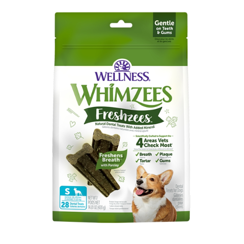 Whimzees Freshzees Dental Chews Natural Dental Dog Treats