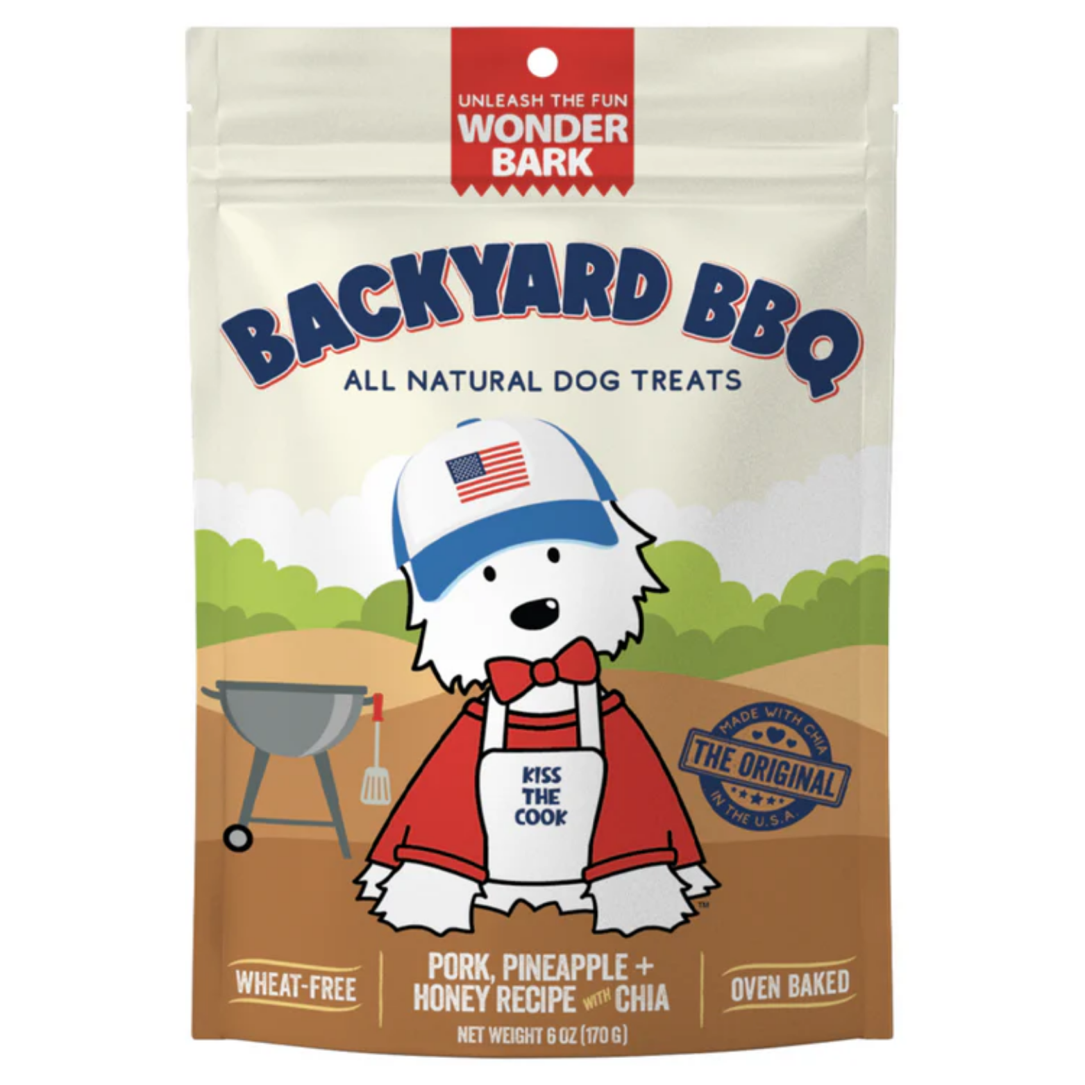 Wonder Bark Everyday Backyard BBQ Crunchy Dog Treats 6 oz