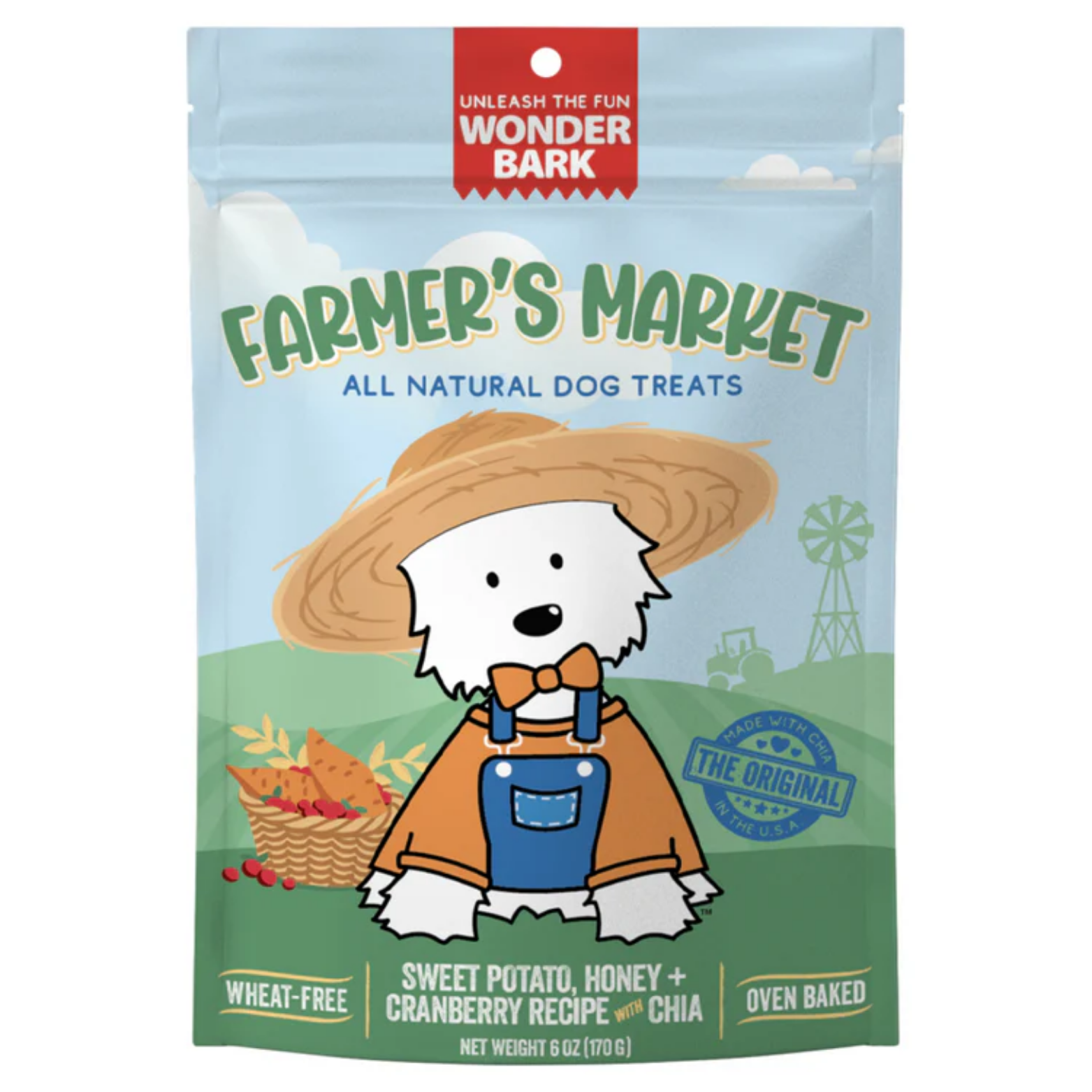 Wonder Bark Everyday Farmer's Market Crunchy Dog Treats 6 oz