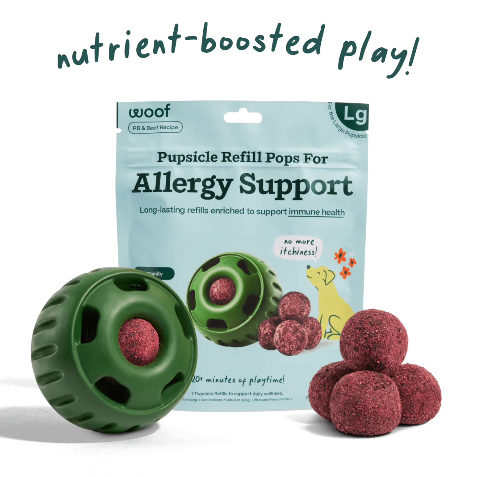 Woof Pet Allergy and Immunity Wellness Pops Dog Treat