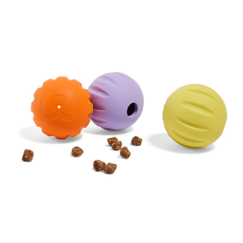 Woof Pet Forager Flyball Dog Toy Single