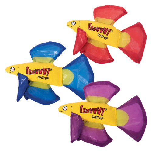 Yeowww! Mo Betta Fish Catnip Cat Toy Single