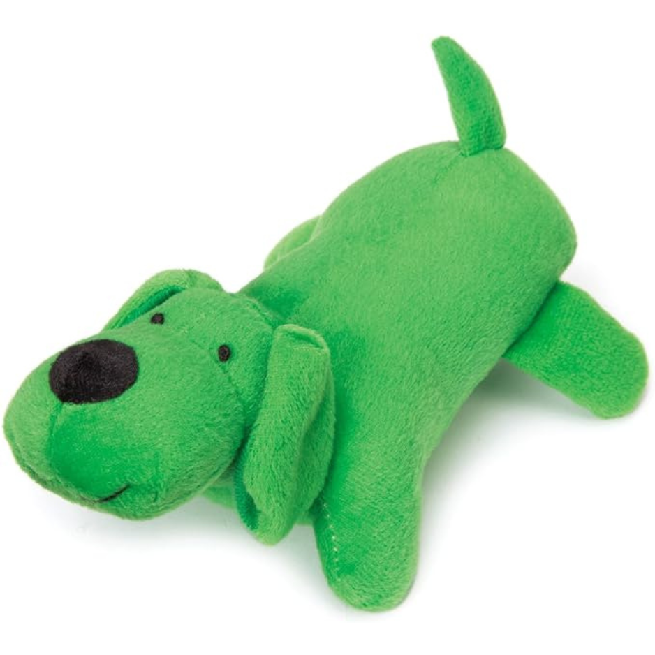 Zanies Big Yelpers Dark Green Plush Dog Toy 7"