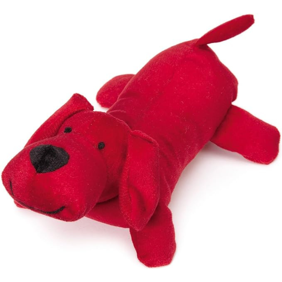 Zanies Big Yelpers Red Plush Dog Toy 7"