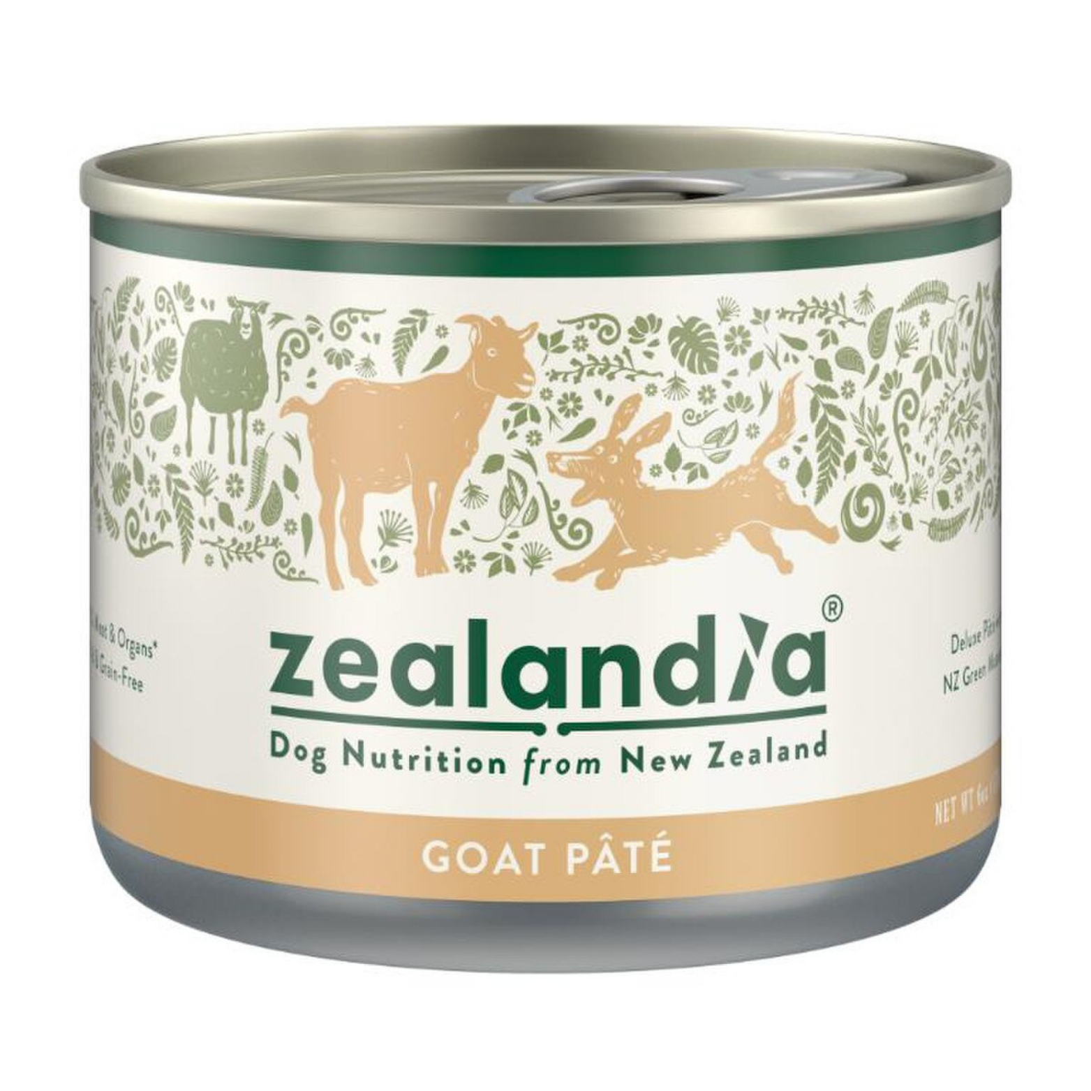 Zealandia Grain-Free Goat Pate Canned Dog Food, 6 oz