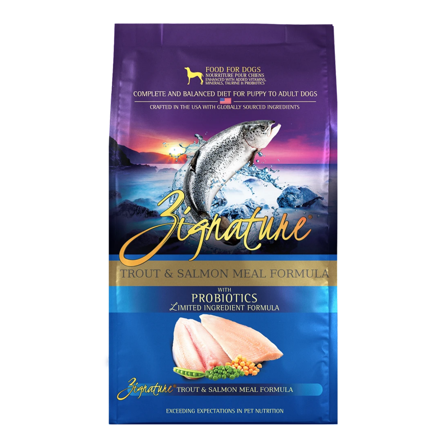 Zignature Trout & Salmon Meal Limited Ingredient Formula Dry Dog Food