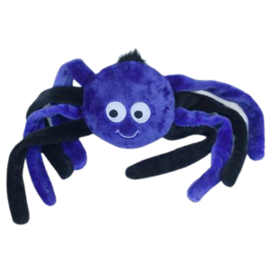 ZippyPaws Grunterz Spider Dog Toy Purple - Mutts & Co.
