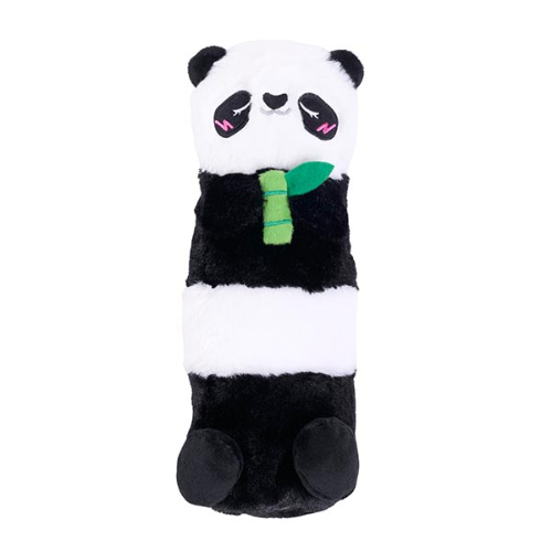 ZippyPaws Snooziez with Shhhqueaker Panda Plush Dog Toy