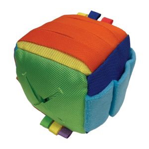 foufouBRANDS Hide 'n Seek Cube Dog Puzzle Toy