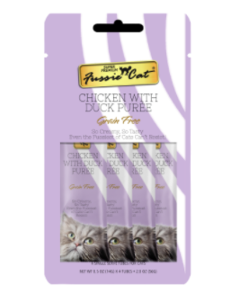 Fussie Cat Chicken With Duck Puree Cat Treats, 2 oz - Mutts & Co.
