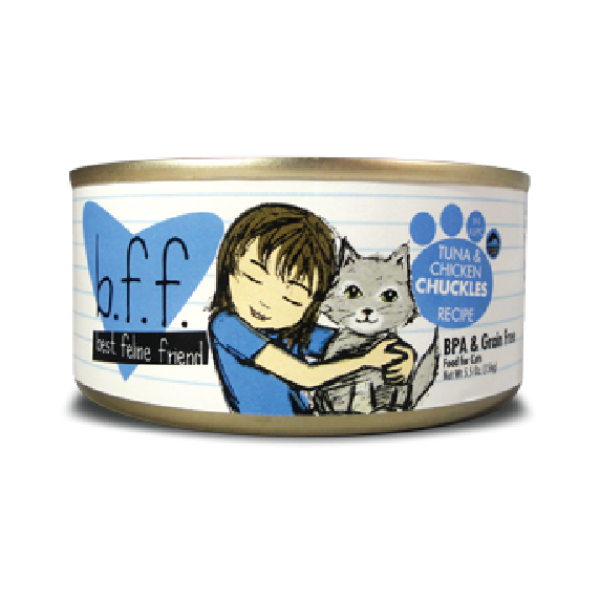 BFF Originals Tuna & Chicken Chuckles Recipe in Aspic Canned Cat Food - Mutts & Co.