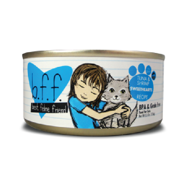 BFF Originals Tuna & Shrimp Sweethearts Recipe in Gravy Canned Cat Food - Mutts & Co.
