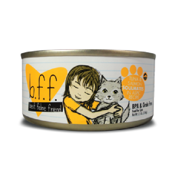 BFF Originals Tuna & Salmon Soulmates Recipe in Aspic Canned Cat Food - Mutts & Co.