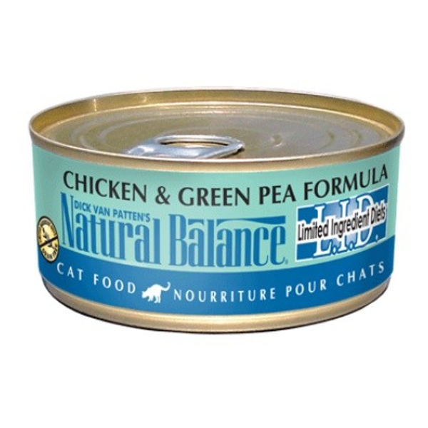 Natural Balance Limited Ingredient Diets Chicken & Green Pea Canned Cat Food 5.5oz - Mutts & Co.