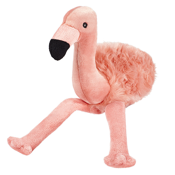 Fluff & Tuff Lola Flamingo 18" Plush Dog Toy - Mutts & Co.