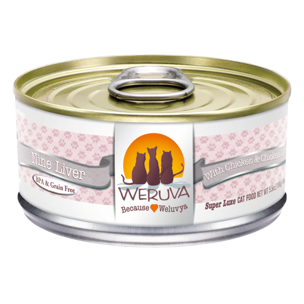 Weruva Nine Liver with Chicken & Chicken Liver in Gravy Canned Cat Food - Mutts & Co.