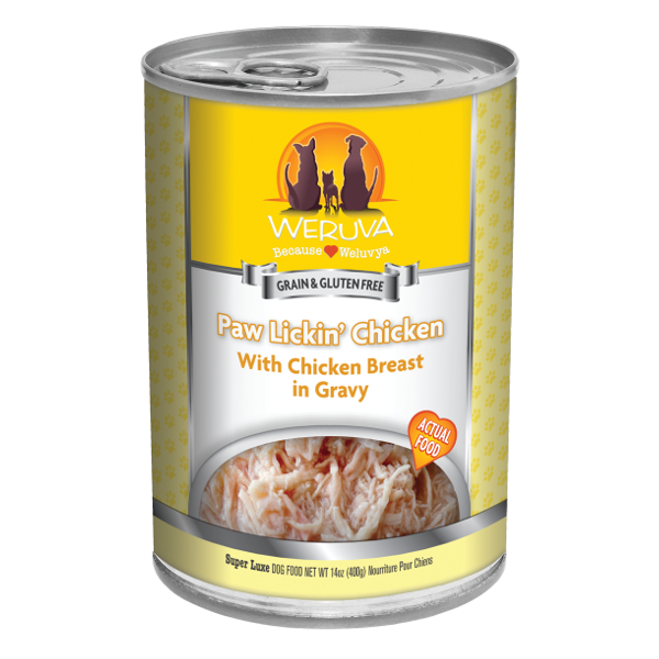 Weruva Paw Lickin' Chicken in Gravy Canned Dog Food - Mutts & Co.