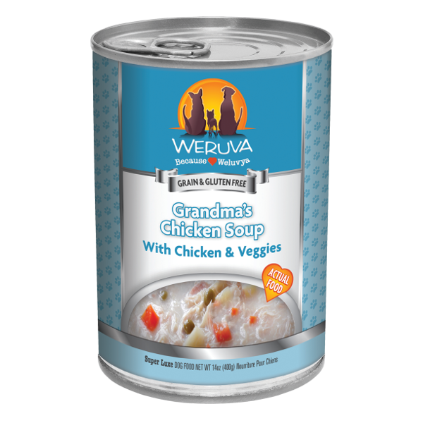 Weruva Grandma's Chicken Soup with Chicken & Veggies Canned Dog Food - Mutts & Co.