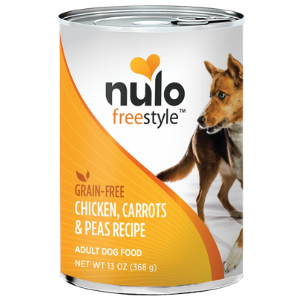 Nulo Freestyle Grain-Free Chicken, Carrots & Peas Recipe Wet Dog Food, 13 oz - Mutts & Co.