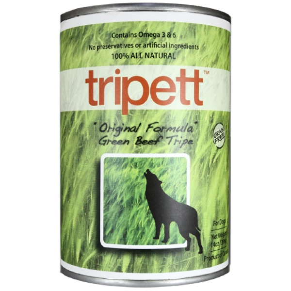 PetKind Tripett Original Formula Green Beef Tripe Canned Dog Food, 13-oz - Mutts & Co.