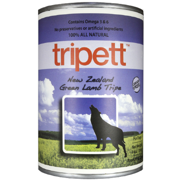 PetKind Tripett New Zealand Green Lamb Tripe Canned Dog Food, 13-oz - Mutts & Co.