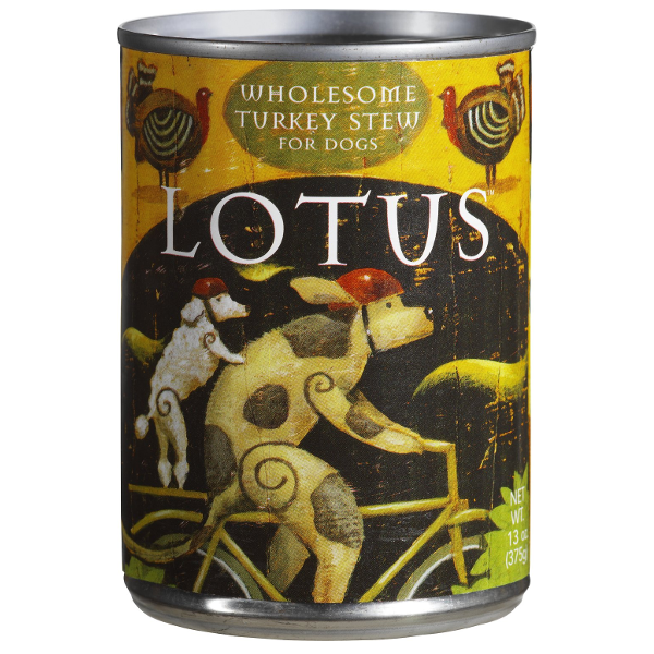Lotus Wholesome Turkey Stew Grain-Free Canned Dog Food, 12.5 oz - Mutts & Co.